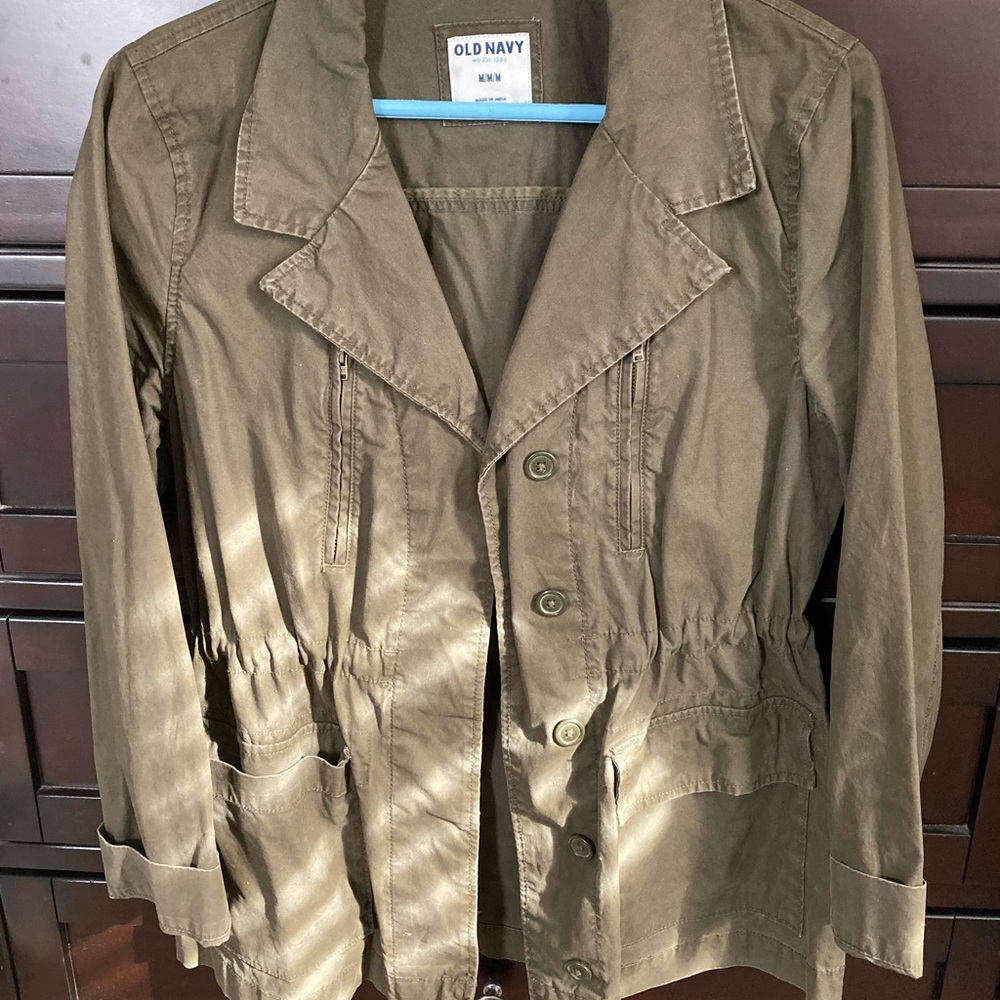 army green jacket